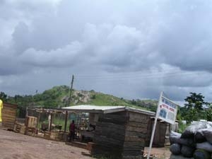 Les nuages sur la route de Kumasi